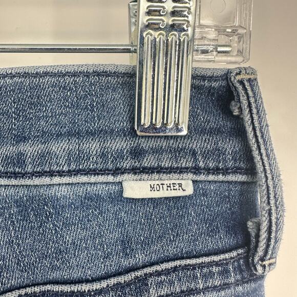 MOTHER The Mid Rise Dazzler Ankle Size 29 We The Animals Straight Leg Stretch - Picture 10 of 16